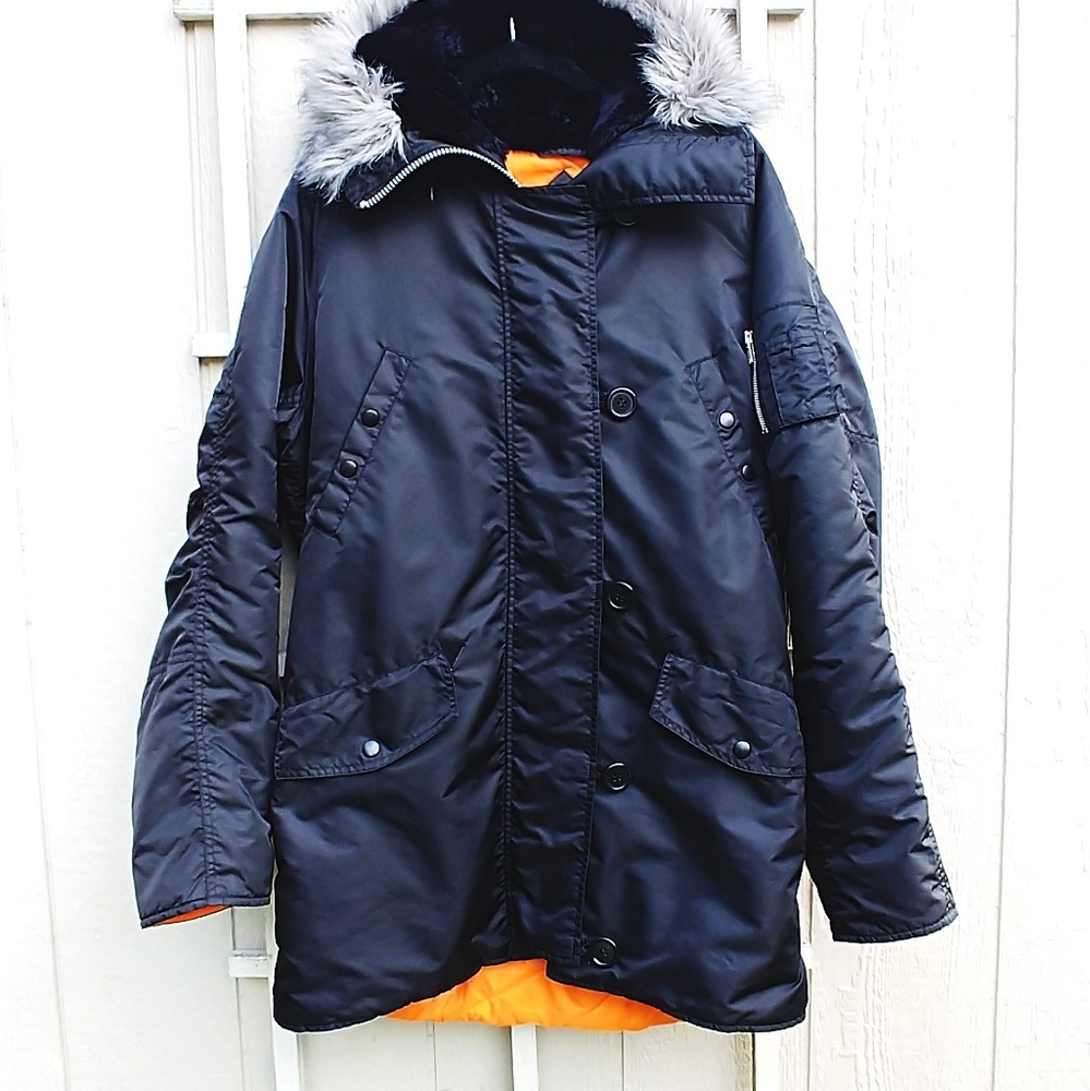 Vintage TopShop Black Puffer Jacket size 8 (US)